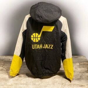 Utah Jazz Vintage-Style Colorblock Pullover Jacket - NWT SZ XLRG